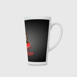 Кружка Латте Капибарыня в красном - фото 2