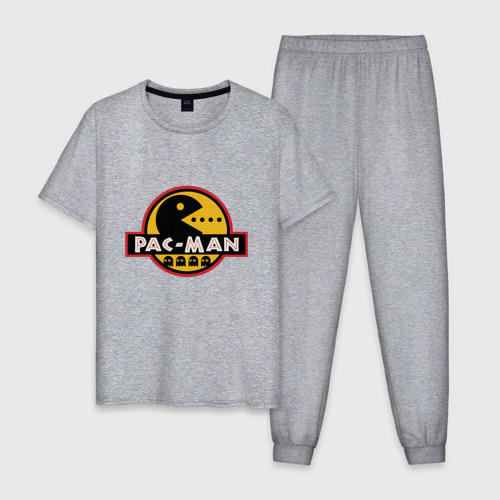 Мужская пижама хлопок Pac-man game, цвет меланж