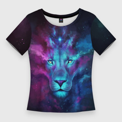 Женская футболка 3D Slim Дух льва