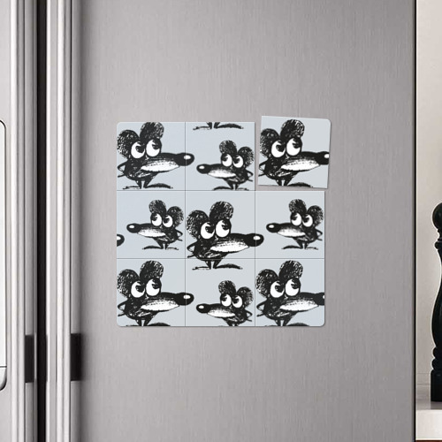 Магнитный плакат 3Х3 Скетч с мышками - фото 4