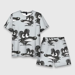 Мужской костюм с шортами 3D Скетч с мышками