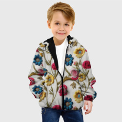 Детская куртка 3D Эффект вышивка летний узор - фото 2