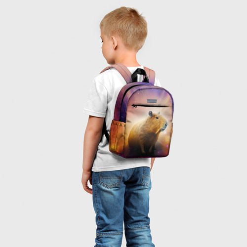 Детский рюкзак 3D Космическая водосвинка - фото 3