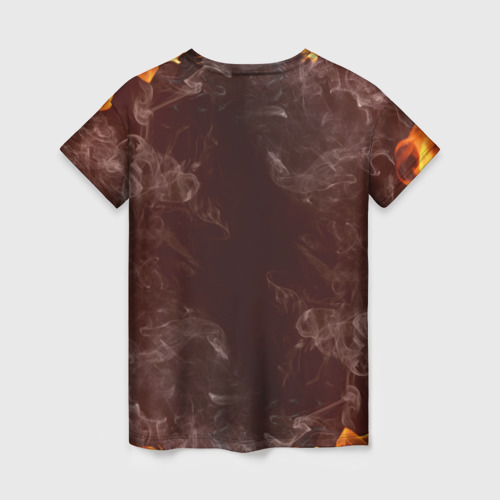 Женская футболка 3D Fire Phoenix, цвет 3D печать - фото 2