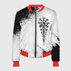 Женский бомбер 3D Дерзкий рунический компас