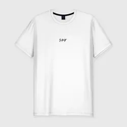 Мужская футболка хлопок Slim Sad black