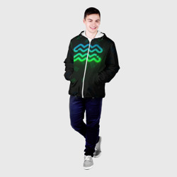 Мужская куртка 3D Водолей neon - фото 2