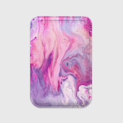 Картхолдер Magsafe магнитный Разлитая смешанная краска