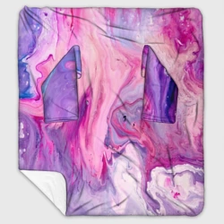 Плед с рукавами Разлитая смешанная краска