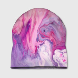 Шапка 3D Разлитая смешанная краска