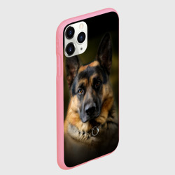 Чехол для iPhone 11 Pro Max матовый Немецкая овчарка - фото 2