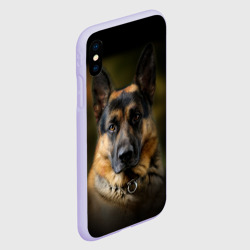 Чехол для iPhone XS Max матовый Немецкая овчарка - фото 2