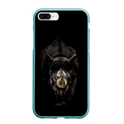 Чехол для iPhone 7Plus/8 Plus матовый Мощный носорог