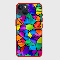 Чехол для iPhone 14 Разноцветная мозаика