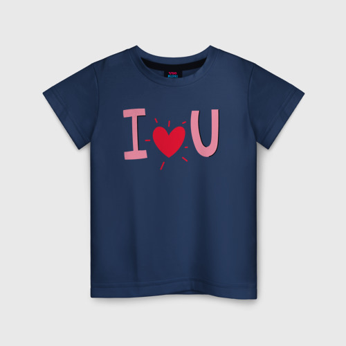 Детская футболка хлопок с принтом Снова про любовь, вид спереди #2