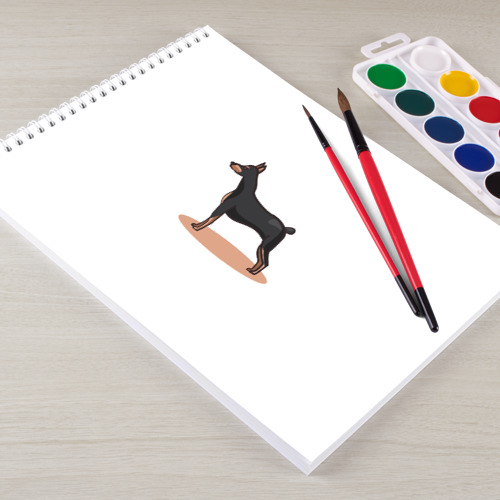 Альбом для рисования Собака Доберман - фото 3