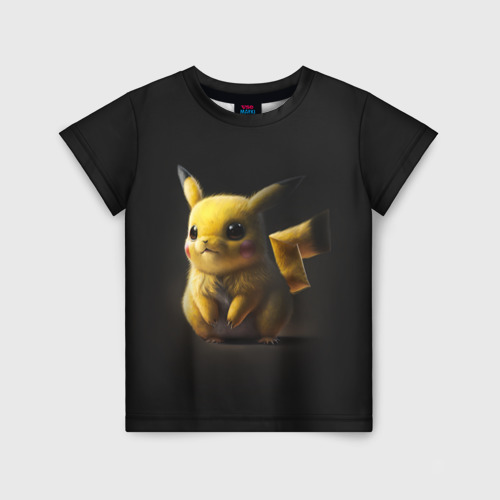 Детская футболка 3D Pika, цвет 3D печать