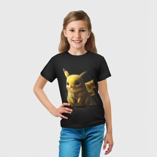 Детская футболка 3D Pika, цвет 3D печать - фото 5