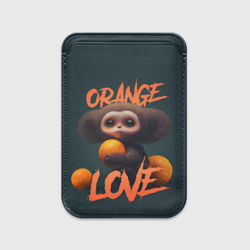 Картхолдер Magsafe магнитный Милый персонаж с мандарином
