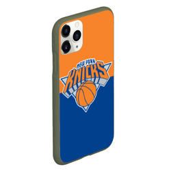 Чехол для iPhone 11 Pro матовый Нью-Йорк Никс НБА - фото 2