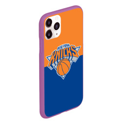 Чехол для iPhone 11 Pro Max матовый Нью-Йорк Никс НБА - фото 2