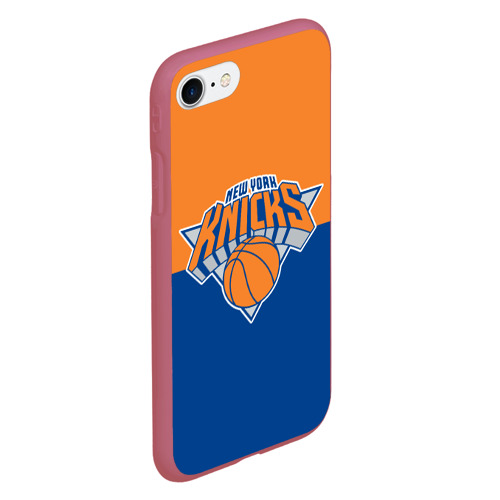 Чехол для iPhone 7/8 матовый с принтом Нью-Йорк Никс НБА, вид сбоку #3