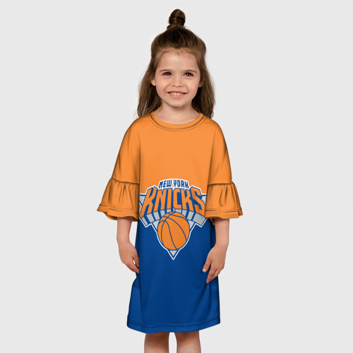 Детское платье 3D Нью-Йорк Никс НБА, цвет 3D печать - фото 4
