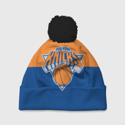 Шапка 3D c помпоном Нью-Йорк Никс НБА