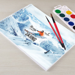 Альбом для рисования Горные лыжи спуск - фото 2