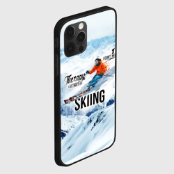 Чехол для iPhone 12 Pro Max Горные лыжи спуск - фото 2