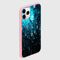 Чехол для iPhone 11 Pro матовый Двоичный код - фото 2