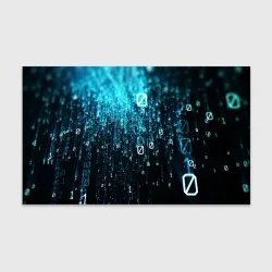 Бумага для упаковки 3D Двоичный код