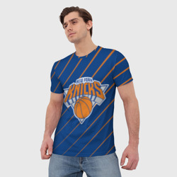 Мужская футболка 3D Нью-Йорк Никс - НБА - фото 2