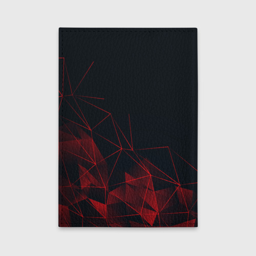 Обложка для автодокументов Багровый ворон, цвет красный - фото 2