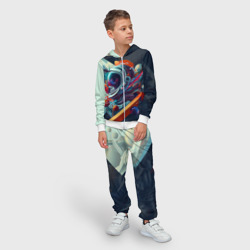 Детский костюм 3D Космос в стиле кубизма - фото 2