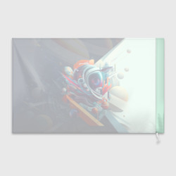 Флаг 3D Космос в стиле кубизма - фото 2