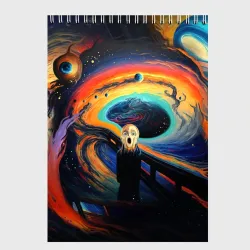 Скетчбук Крик в космосе