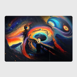 Магнитный плакат 3Х2 Крик в космосе