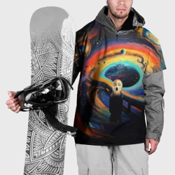 Накидка на куртку 3D Крик в космосе