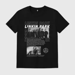 Мужская футболка хлопок Linkin Park цитата