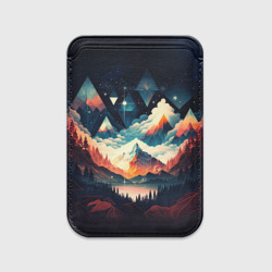 Картхолдер Magsafe магнитный Футуризм горы