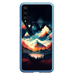 Чехол для Honor 20 Футуризм горы