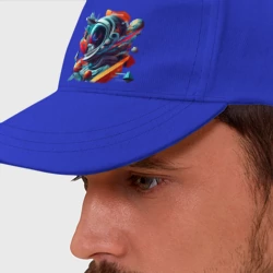 Бейсболка Космонавт в кубизме