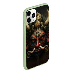 Чехол для iPhone 11 Pro Max матовый Индейская страшная маска - фото 2