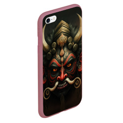 Чехол для iPhone 6/6S матовый Индейская страшная маска - фото 2