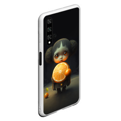 Чехол для Honor 20 Девочка с мандарином в руках - фото 2