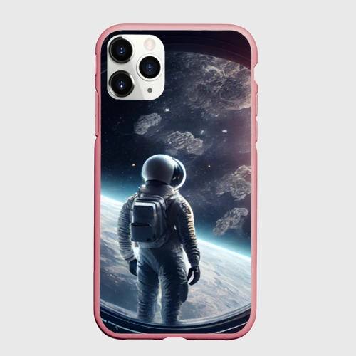 Чехол для iPhone 11 Pro матовый Одиночество в космосе