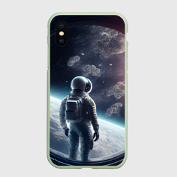 Чехол для iPhone XS Max матовый Одиночество в космосе
