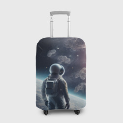 Чехол для чемодана 3D Одиночество в космосе
