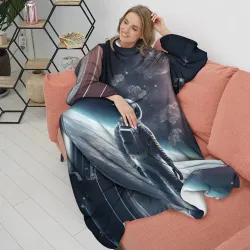 Плед с рукавами Одиночество в космосе - фото 2